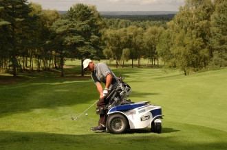 Golfer at the Disabled British Open 2009 by Steve Bailey