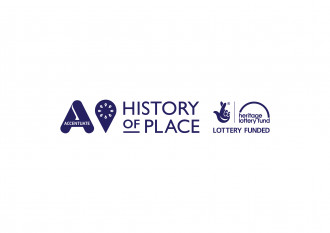 Accentuate, History of Place and HLF logos