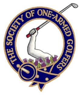 The Society of One Armed Golfers logo