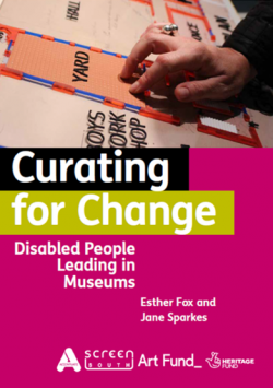 Front cover of the Disable People Leading in Museums report